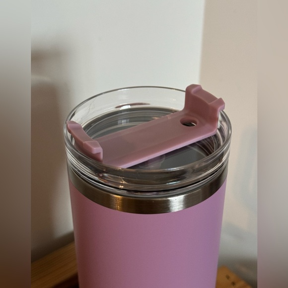 LIGHT PURPLE - 40 oz Stainless Steel Insulated Cup w/handle & straw - Brand New - Picture 3 of 6